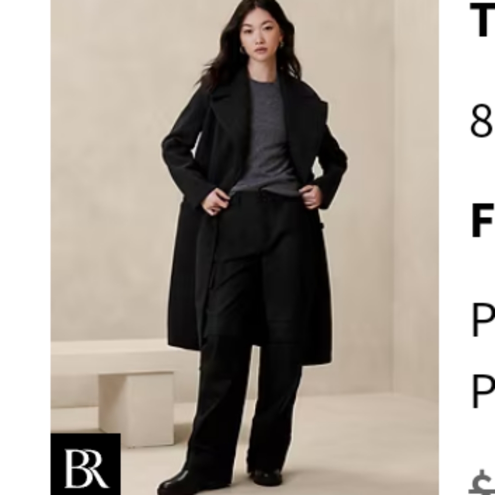 Banana Republic Charcoal Wide Leg Pants & Jumpsuit